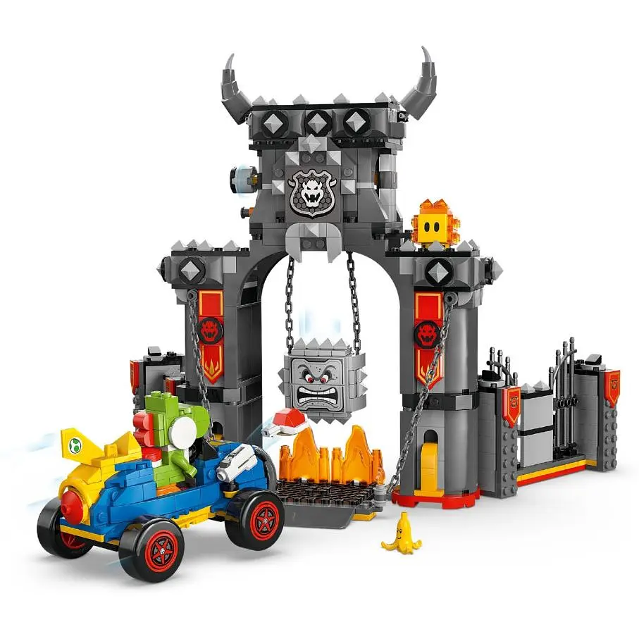 Уценка. Конструктор LEGO Super Mario Mario Kart Bowser и его замок 1068 деталей (72039) - фото 2