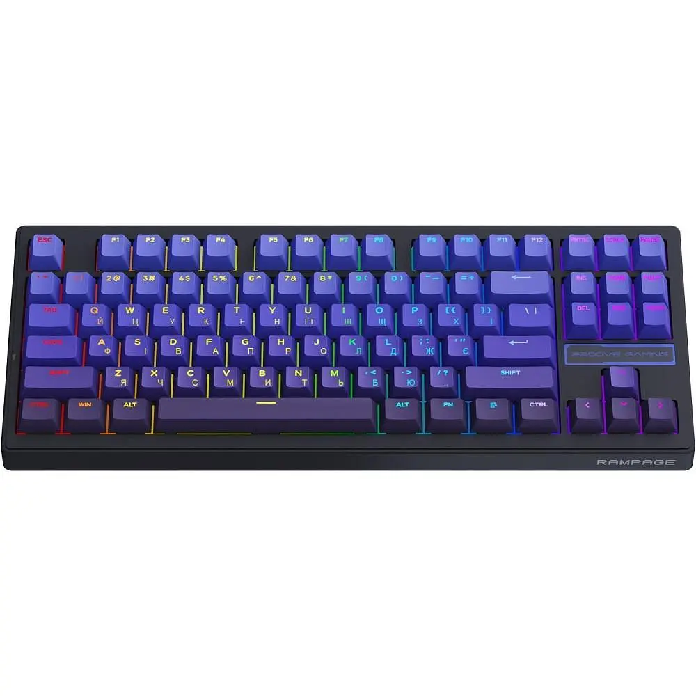 Клавіатура Proove Gaming Rampage (Ukraine Layout) Gradient Purple/Black (WKRM00022418) - фото 2