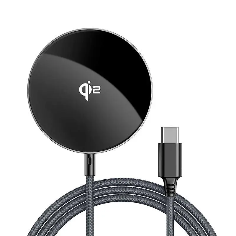 Заряджання Qi2 ACEFAST Desktop magnetic wireless charger with cable E24 |5-15W, 1.2m|