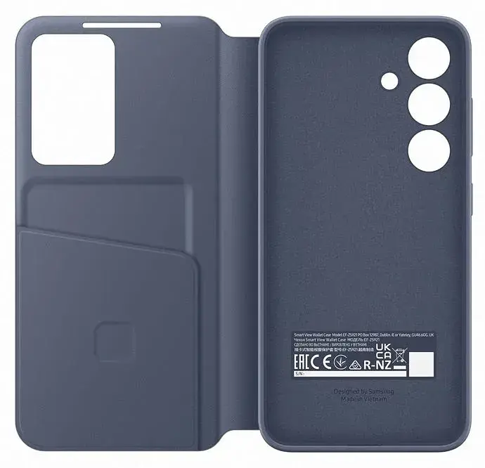 Чохол-книжка Samsung Smart View Wallet Case для Samsung Galaxy S24 SM-S921 Violet (EF-ZS921CVEGWW) - фото 2
