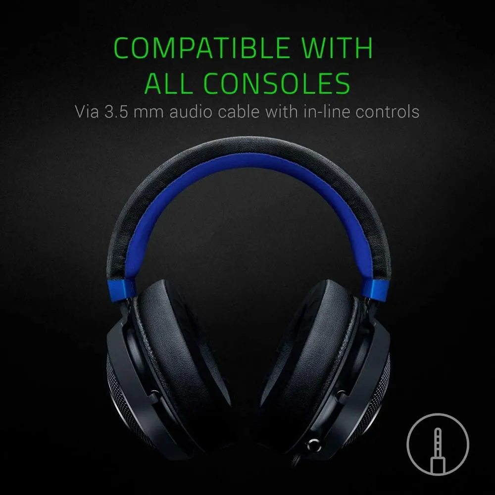 Комп'ютерна гарнітура Razer Kraken for Console (RZ04-02830500-R3M1) - фото 7