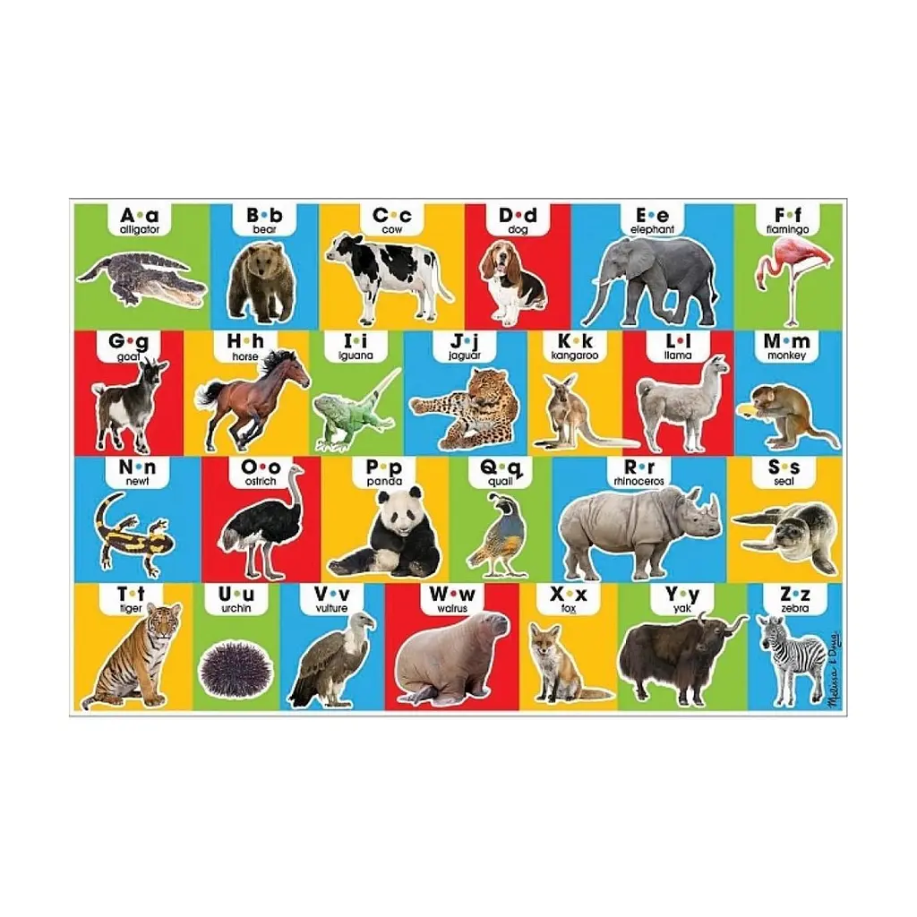 Пазл Melissa&Doug Мега "Алфавіт Тварини", 24 елемента (MD31001)