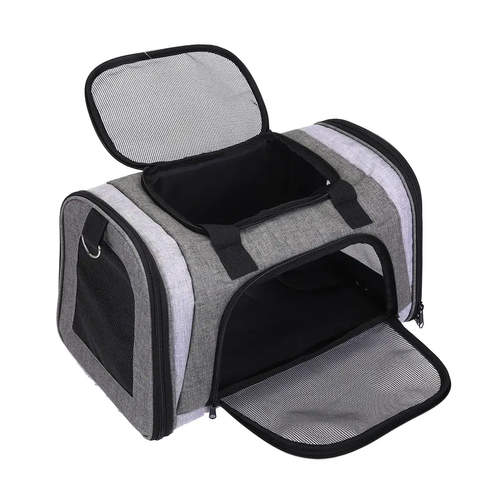 Сумка-переноска для домашніх тварин SenFul Sport Pet Carrier SBC5166 з м'якими боковинами - фото 2