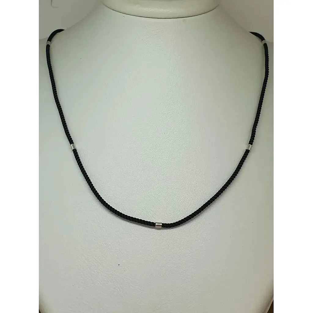 Ювелірний шнурок з текстилю Tango з золотими вставками. 950086В 40 - фото 2