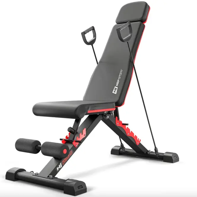 Набір Elitum Titan гантелі 2х21кг з лавою Hop-Sport HS-2080 HB - фото 5