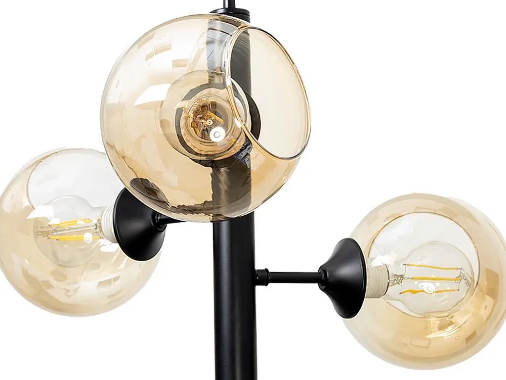 Люстра Brille BL-518S/3 E27 BK+FG - фото 2