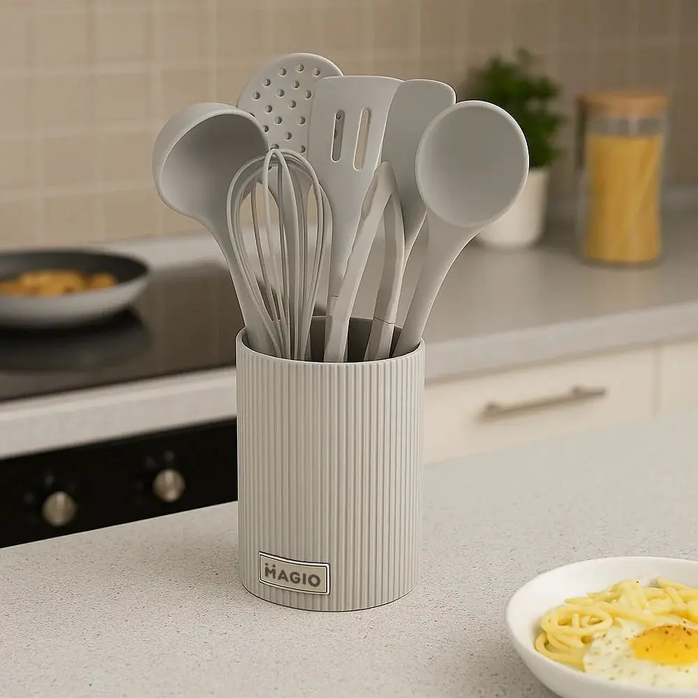 Набір кухонного приладдя Magio з підставкою (1129МG) - фото 2