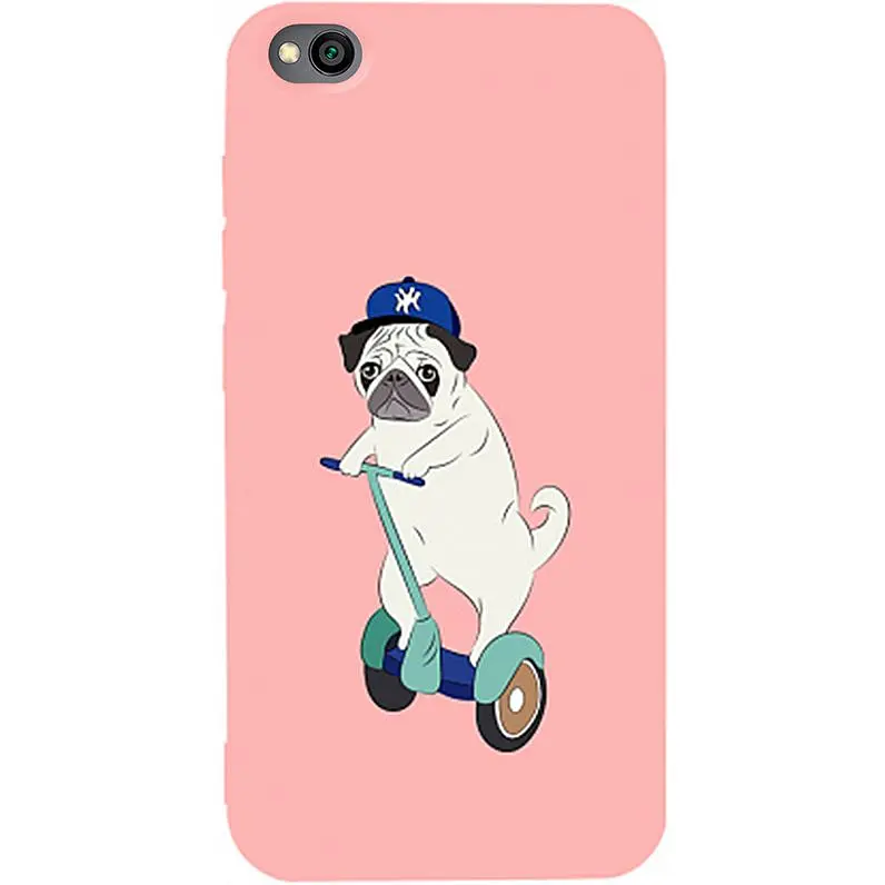 Чохол-накладка Toto Matt TPU 2 mm Print Case Xiaomi Redmi Go #2 Dog Skate Pink