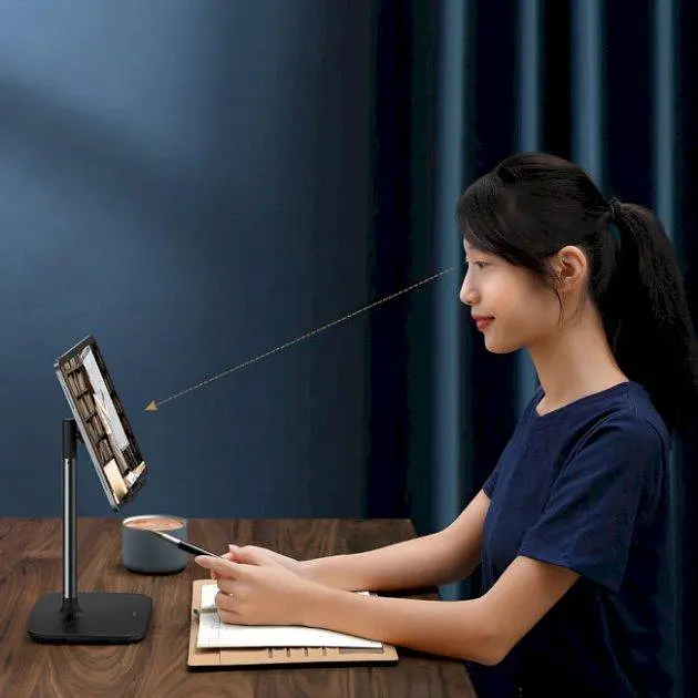 Тримач настільний для смартфона Baseus Indoorsy Youth Tablet Desk Stand Telescopic Version SUZJ-01 Black - фото 6