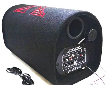 Колонка бездротова Сабвуфер Bluetooth FM 12В та 220В 1800W UKC 1008BT чорний - фото 2