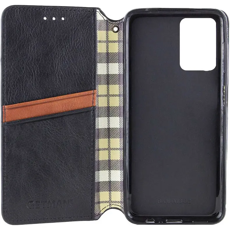 Чохол-книжка Getman Cubic Cover Case для Redmi 13 4G / Poco M6 4G Black [114447] - фото 4