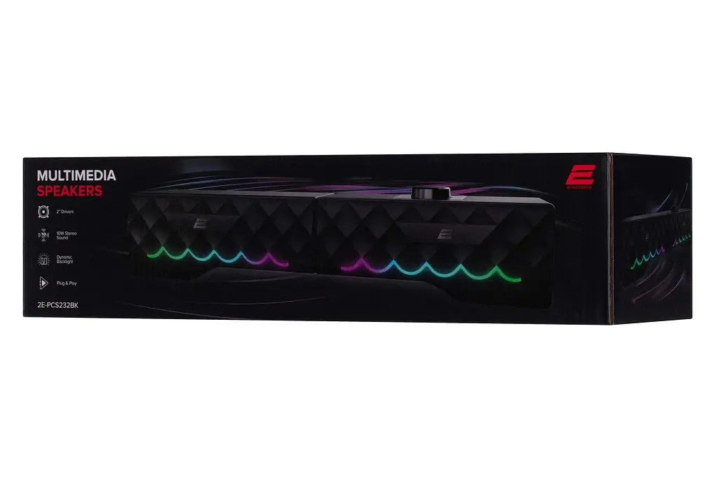 Компьютерные колонки 2E PCS232 RGB, саундбар для ПК и ноутбука - фото 10