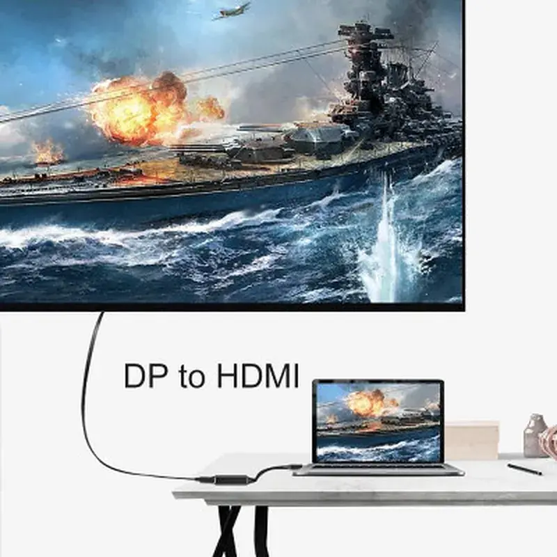 Перехідник DisplayPort Male to HDMI 4K Ultra HD Female ST-Lab (U-996-4K) - фото 7
