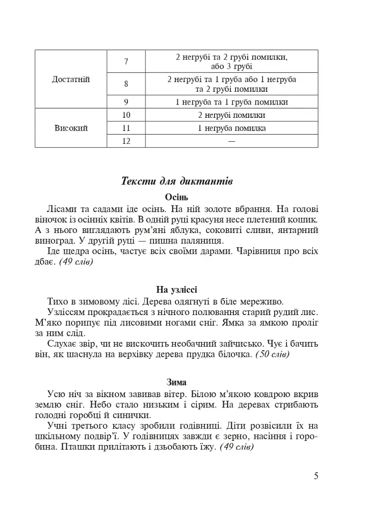 Украинский язык. 3 класс. Практические задания для диагностики учебных достижений учеников. Пособие для учителя - фото 6