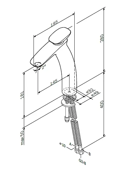 Змішувач для раковини AM.PM Spirit 2.0 F70A92000 - фото 9