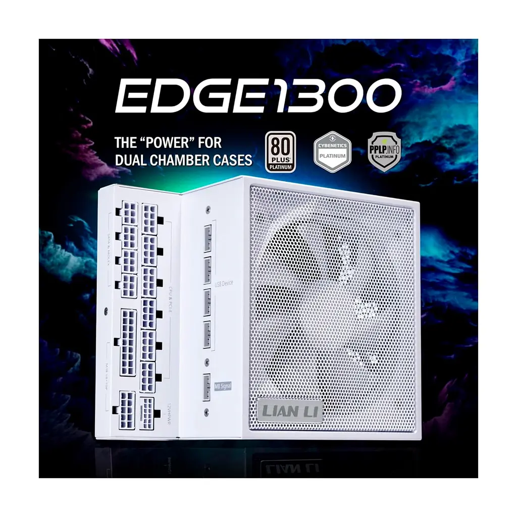 Блок живлення Lian Li 1300W EDGE1300 White (G9P.EG1300.WE00.EU) - фото 2