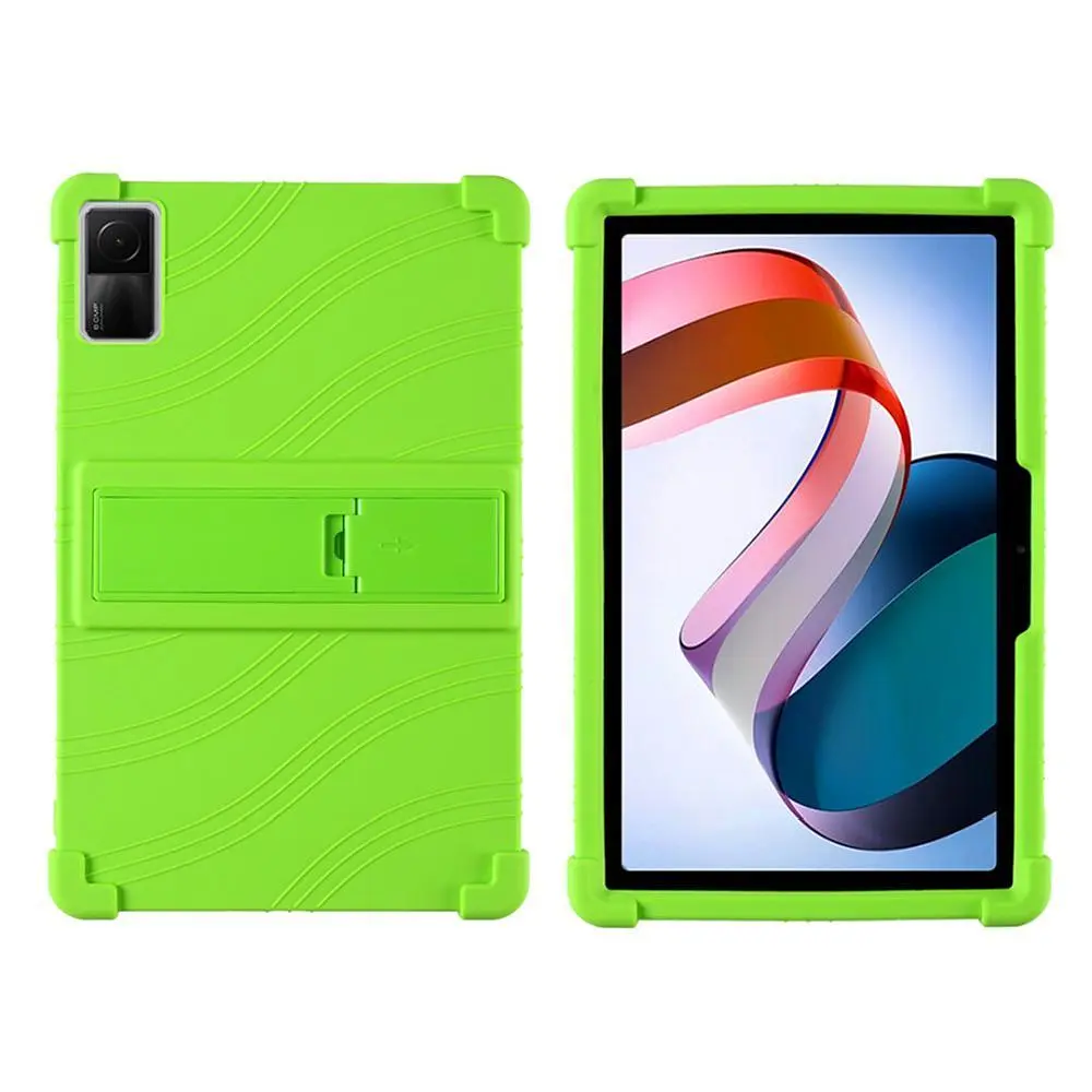 Чехол SoftGel Kids детский для Xiaomi Redmi Pad SE 11 2023 Зеленый - фото 2