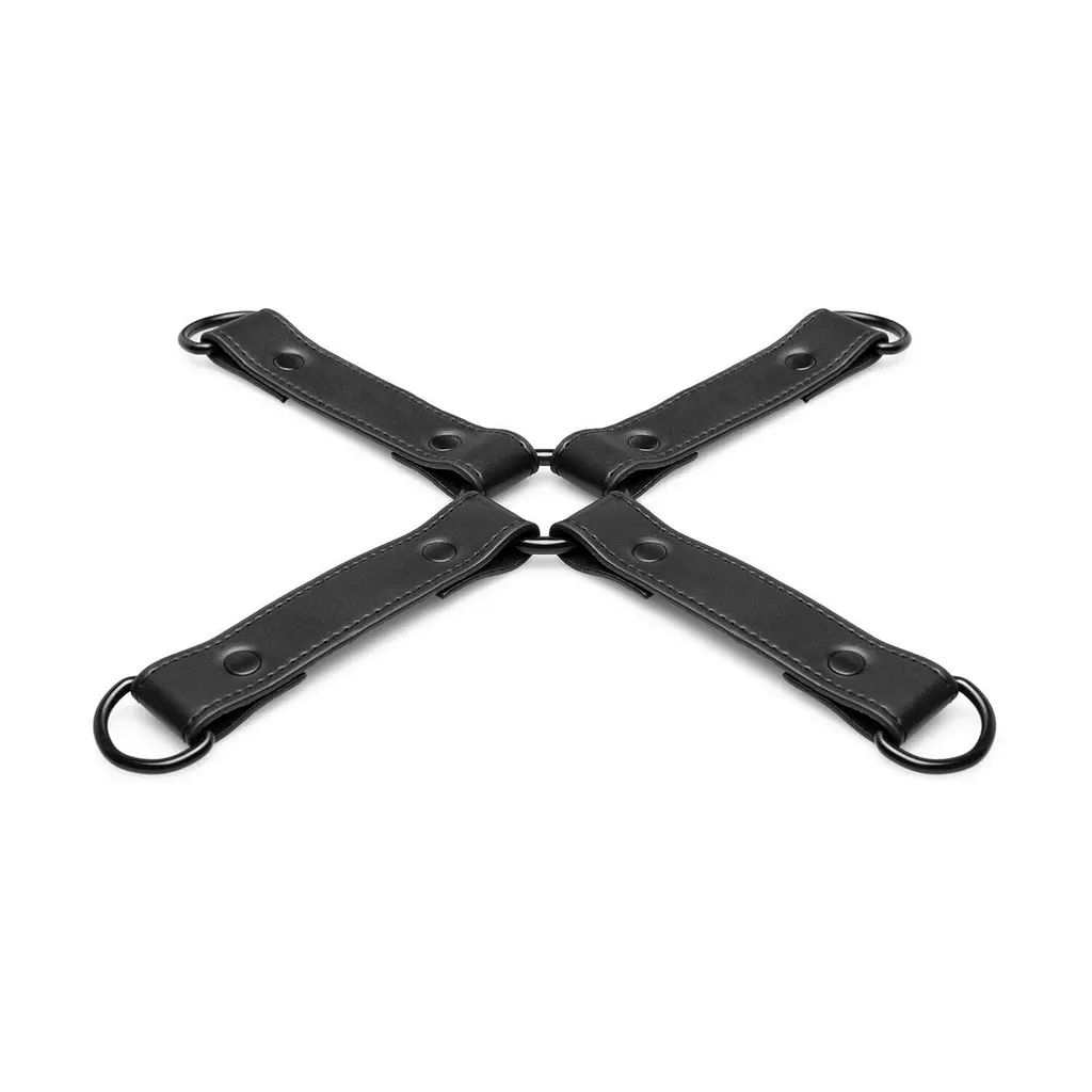 Хрестовина Bedroom Fantasies Hogtie 4 - Way Restraint Cross - Black - фото 2