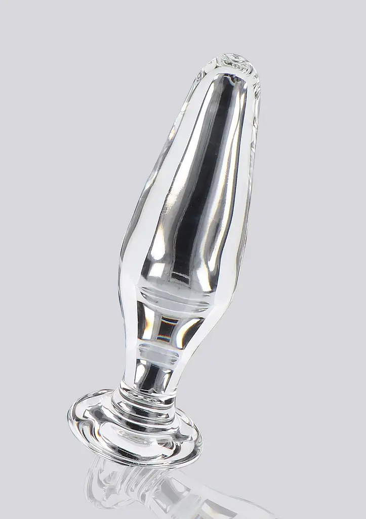 Анальна пробка Glass Worxx Star Sparkler 12 см (прозора) - фото 3