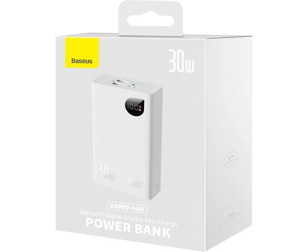 Внешний аккумулятор Baseus Adaman 2 Display Fast Charge 20000 30w PPAD050002 - фото 4