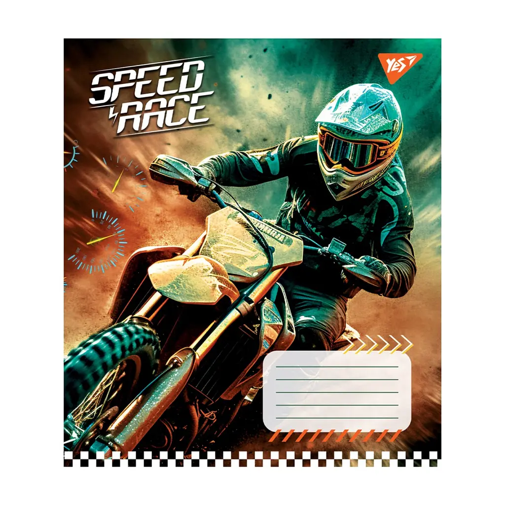 Зошит Yes Speed race А5 36 аркушів клітинка (767337), в асортименті - фото 5