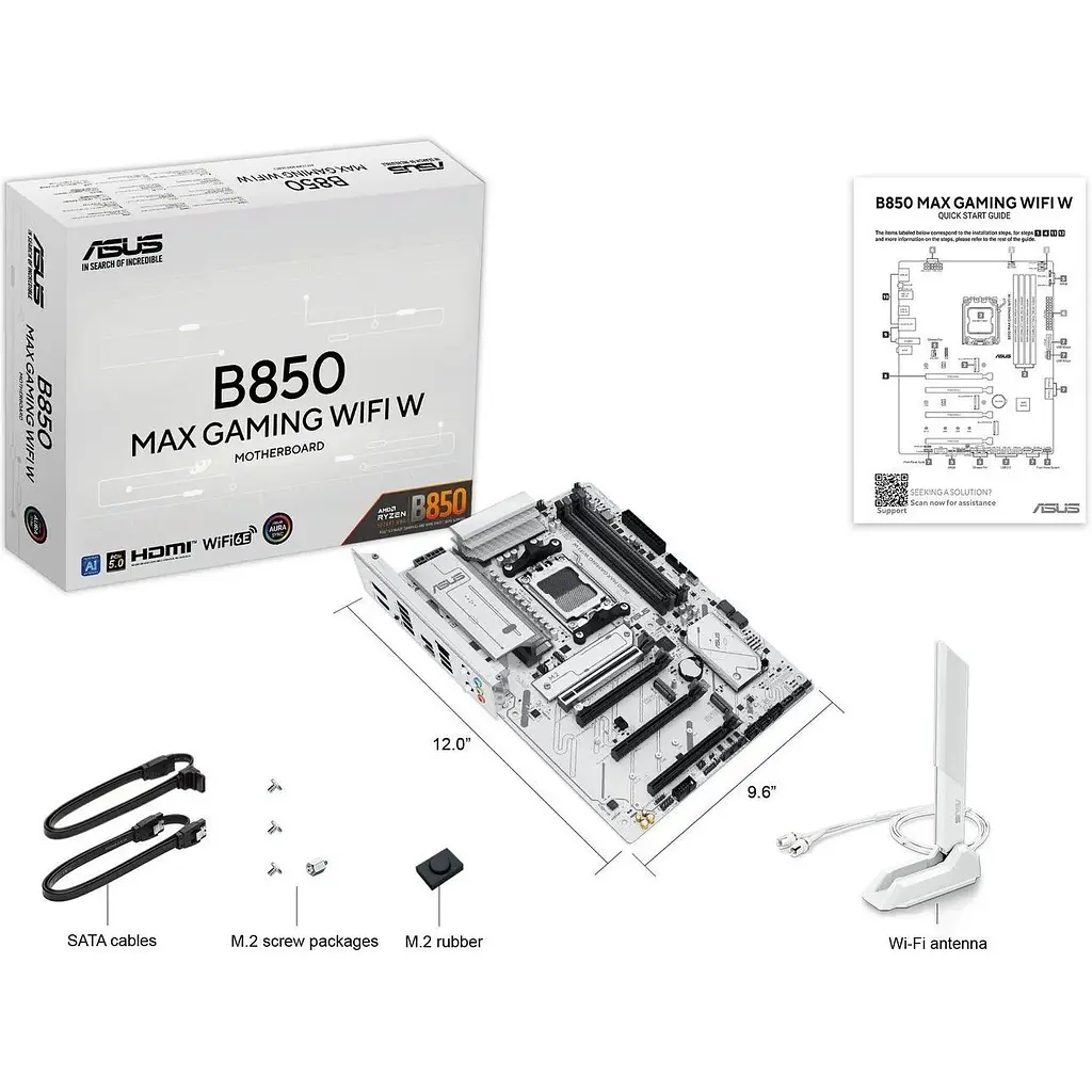 Материнська плата Asus B850 MAX Gaming WiFi W Socket AM5 - фото 8