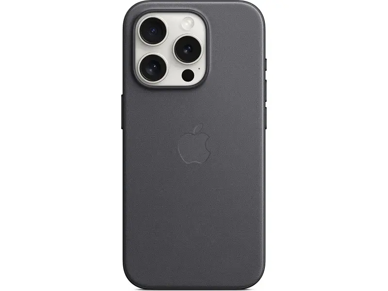 Чохол для смартфона Apple iPhone 15 Pro FineWoven Case with MagSafe Black (MT4H3)