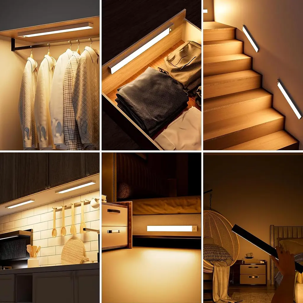 LED світильники OUILA 32 см з датчиком руху, 3000K, комплект 2 шт - фото 7
