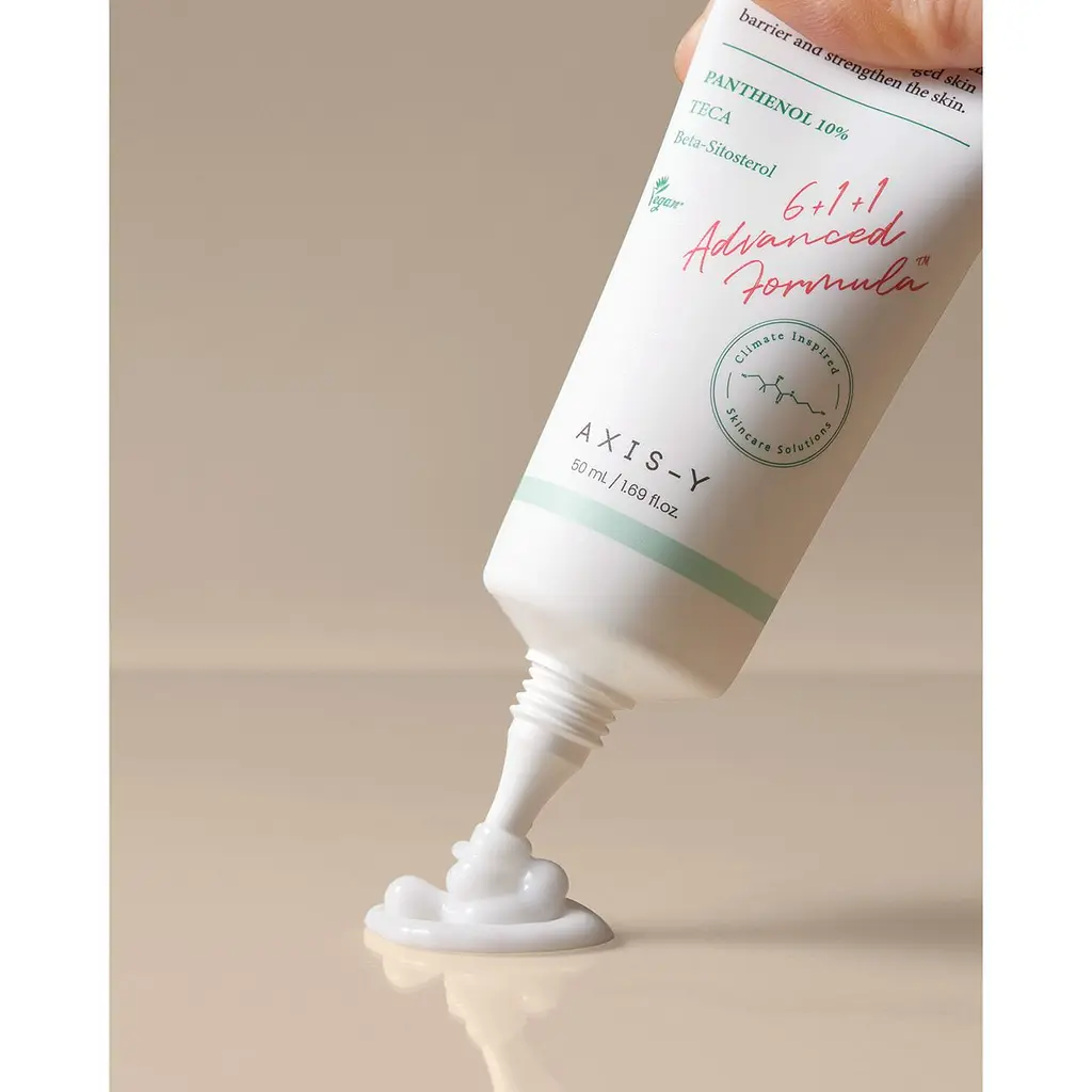 Зміцнювальний крем для розгладження шкіри AXIS-Y Panthenol 10 Skin Smoothing Shield Cream 50 мл - фото 4