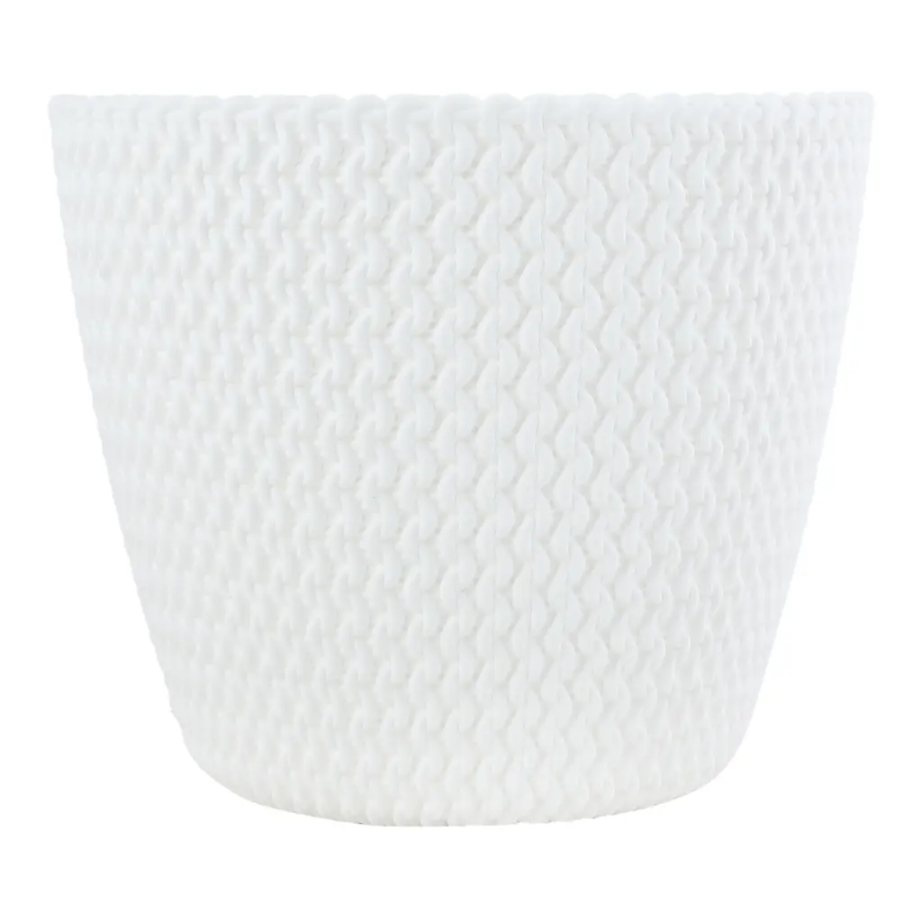 Горщик для квiтiв Prosperplast Splofy, 160 мм, білий (11800-449) - фото 2
