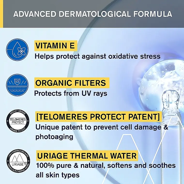 Уцінка. Сонцезахисний зволожуючий крем Uriage Bariesun SPF30 50 мл  - фото 8