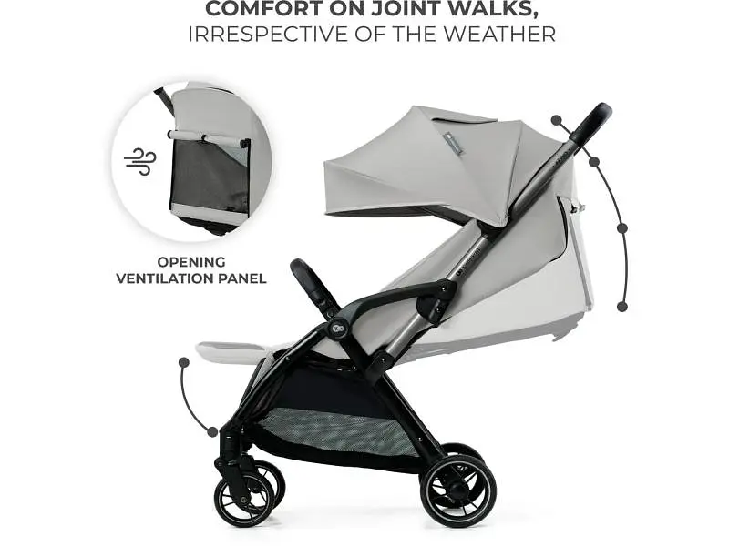 Коляска прогулянкова KinderKraft Apino Dove Grey (KSAPIN00GRY0000) - фото 9