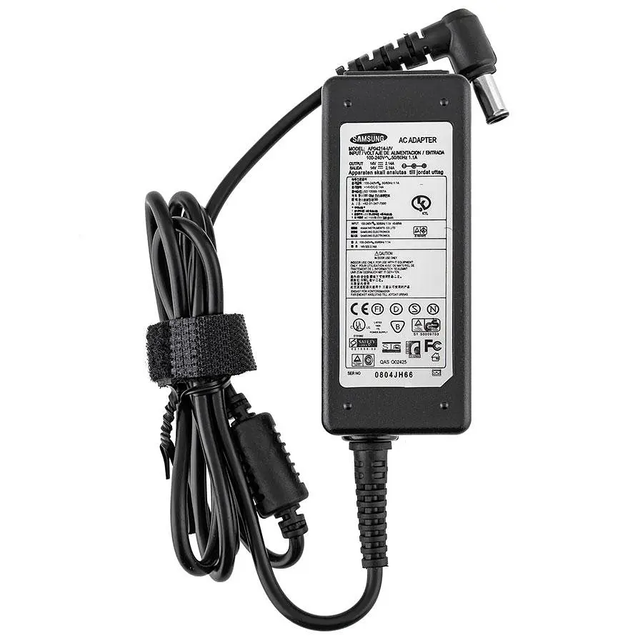 Блок живлення для монітора Samsung 14V 2.14A 30W 6.5 x 4.4мм+PIN чорний (без кабеля!)(AD-3014STN) - фото 3