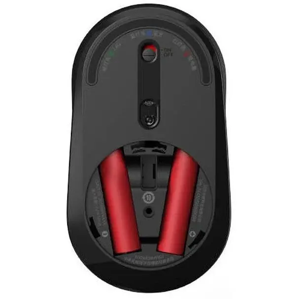 Мишка бездротова Xiaomi Wireless Mouse Silent Edition 2 режимна чорна - фото 7