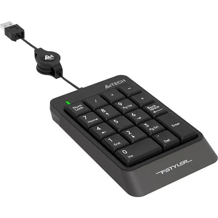 Клавіатура цифрова A4Tech FK13 Grey - фото 2