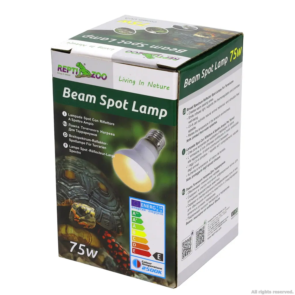 Лампа точкового нагріву Repti-Zoo Beam Spot 75W (BS63075) - фото 4