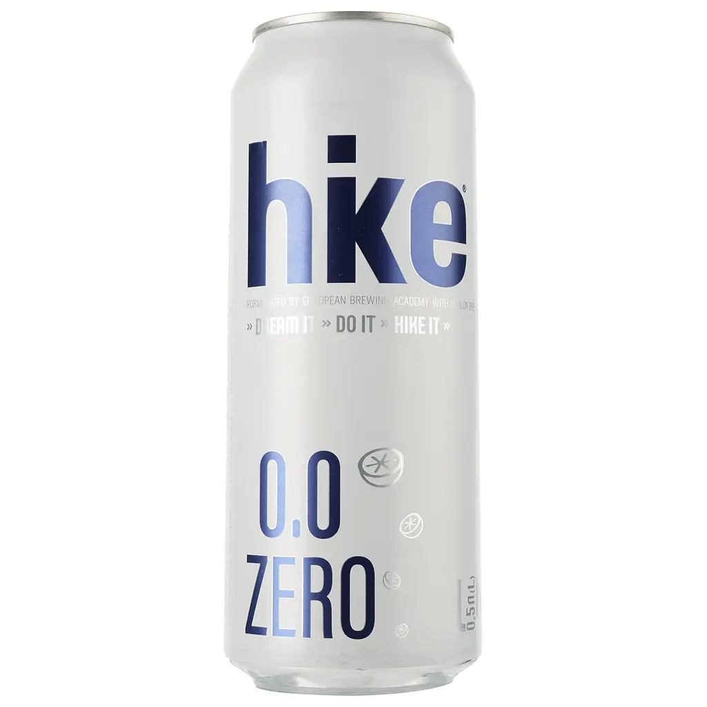 Упаковка пива безалкогольне Hike Zero світле 0% 12 л (0.5 л х 24 шт.) з/б - фото 2
