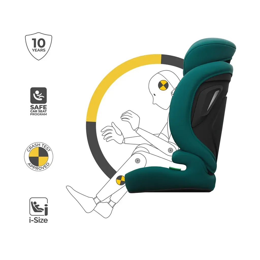 Автокрісло Kinderkraft Comfort Up 2 Plus i-Size Green (KCCOUP02GREPL00) - фото 4