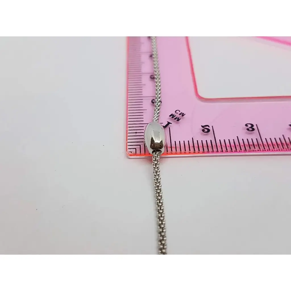 Срібне кольє Аметист 2204819 78 - фото 2