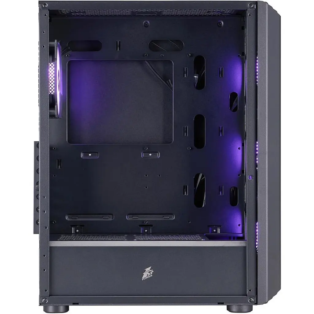 Корпус 1stPlayer H6-BK-4F7 Black [146445] - фото 5