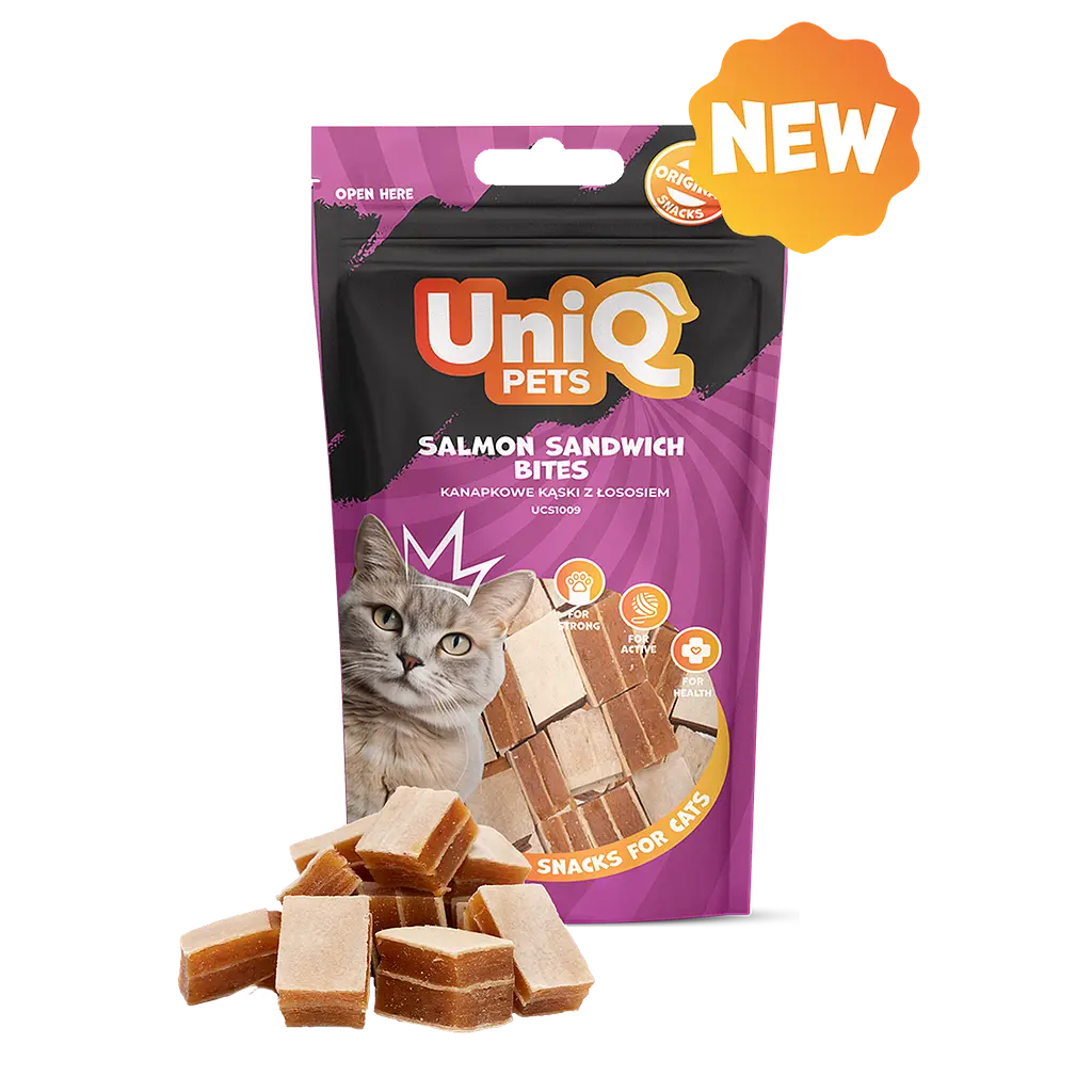 Ласощі для котів Uniq PETS CAT SNACKS MIMI Сендвічі з лососем, 50 г - фото 2