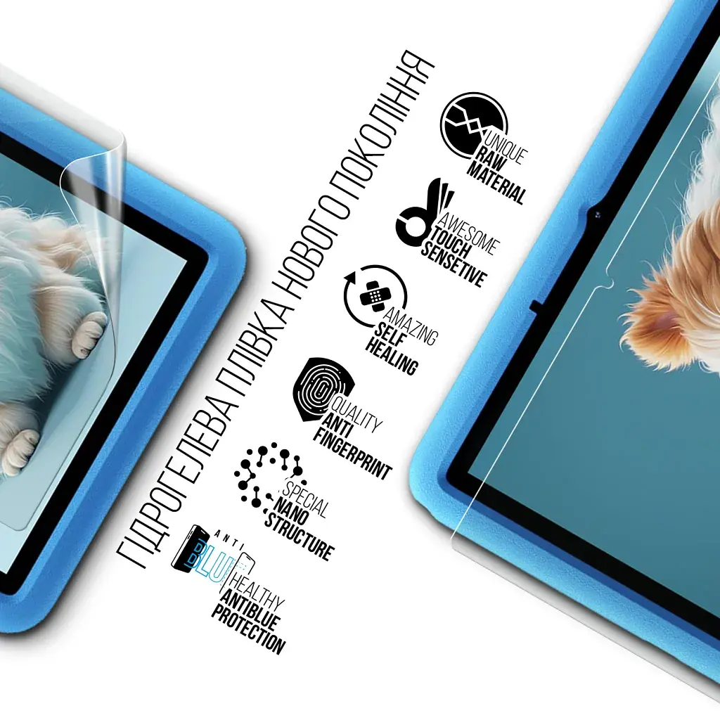 Плівка захисна Armorstandart Anti-Blue hydrogel Blackview Tab A6 Kids 10.1 (ARM93675) - фото 2