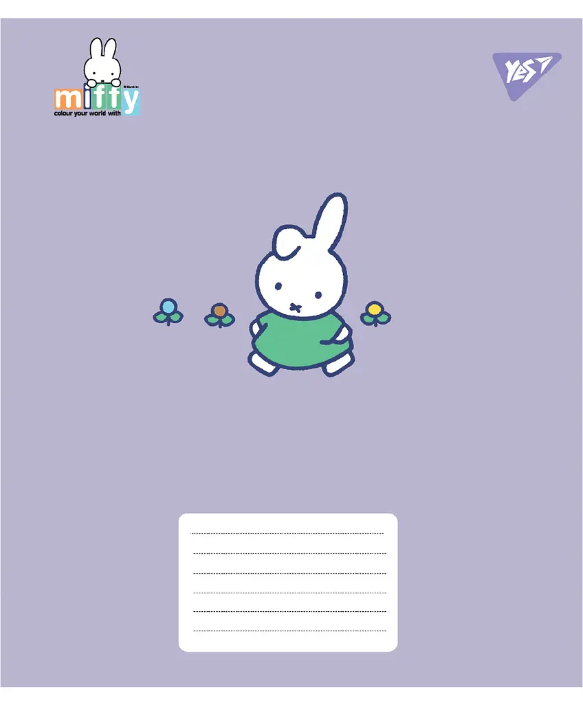 Набір зошитів шкільних YES А5/12 лінія Miffy Playfull 25 шт (767632) - фото 5