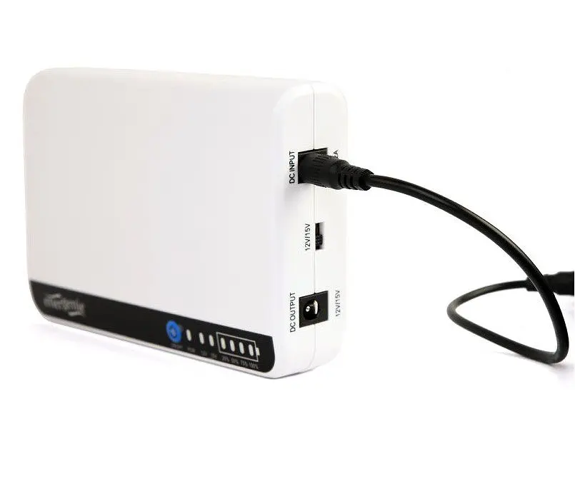 Джерело безперебійного живлення (ДБЖ) UPS EnerGenie EGUPSDC18 для роутера 12V 1.5 А/15V 1.2A 6600mAh - фото 2