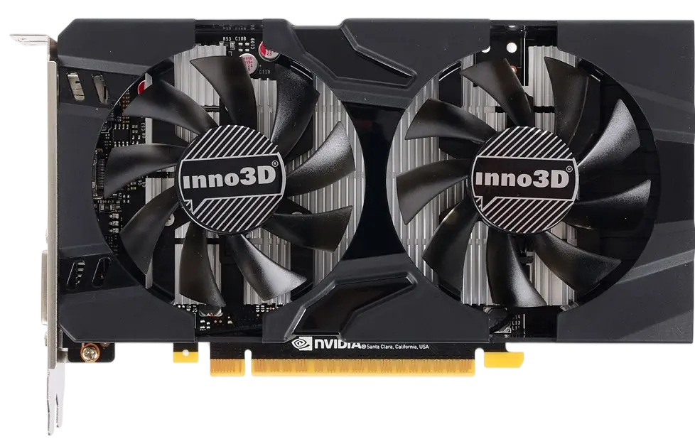 Відеокарта GeForce GTX 1050 Ti 4GB Inno3D Twin X2 (N105T-1DDV-M5CM) Б/В - фото 2