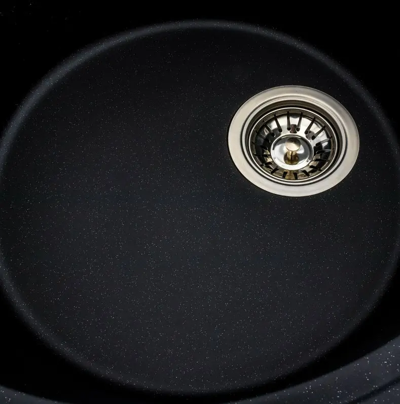 Кухонна мийка Platinum 5847 ONYX матова чорний металік (SP000038326) - фото 4