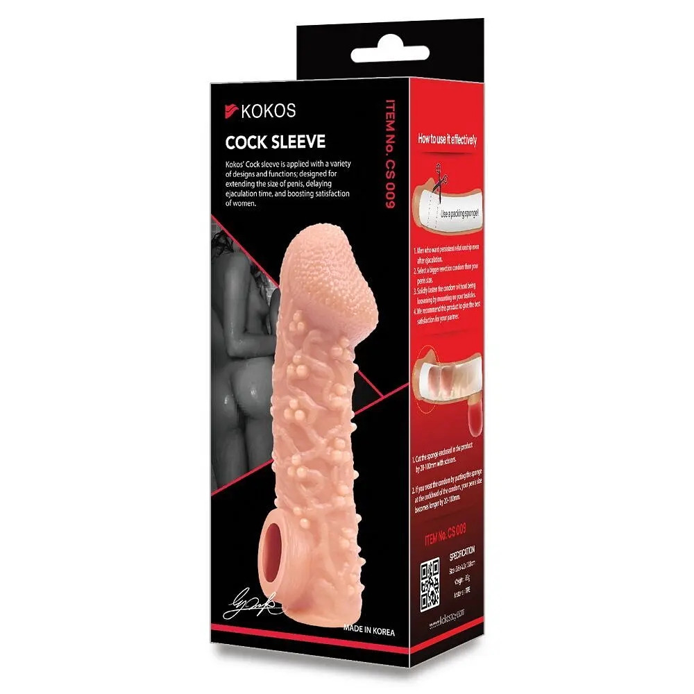 Насадка на член Kokos Cock Sleeve CS 009, L - фото 11
