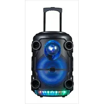 Автономна акустична система XPRO TMS-1210 колонка валіза 100Вт USB SD FM радіо Bluetooth ДУ чорна (TMS-1210) - фото 2