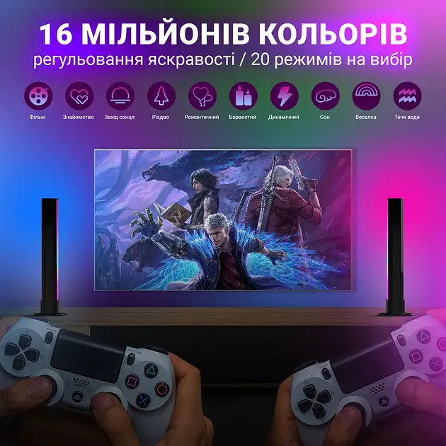 Світлодіодні RGB панелі Inspire S002 Pro 70LED (S002-1) - фото 4