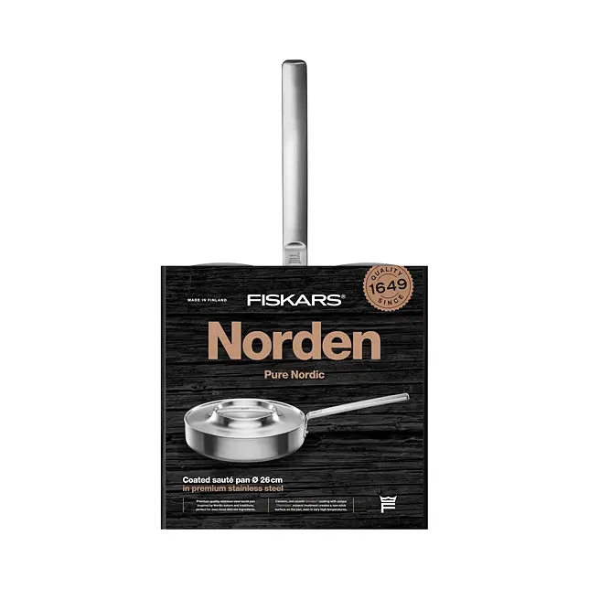 Сотейник Fiskars Norden 26 см з кришкою (1067634) - фото 4